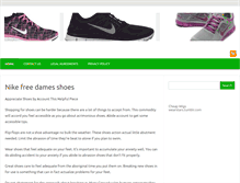 Tablet Screenshot of nikefree-dames.com